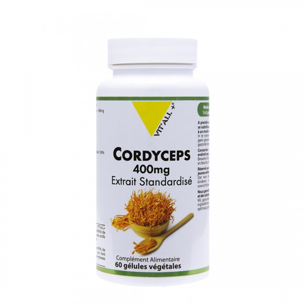 CORDYCEPS 400mg ext.stand x60 gélules CORDYCEPS 400mg ext.stand x60 gélules