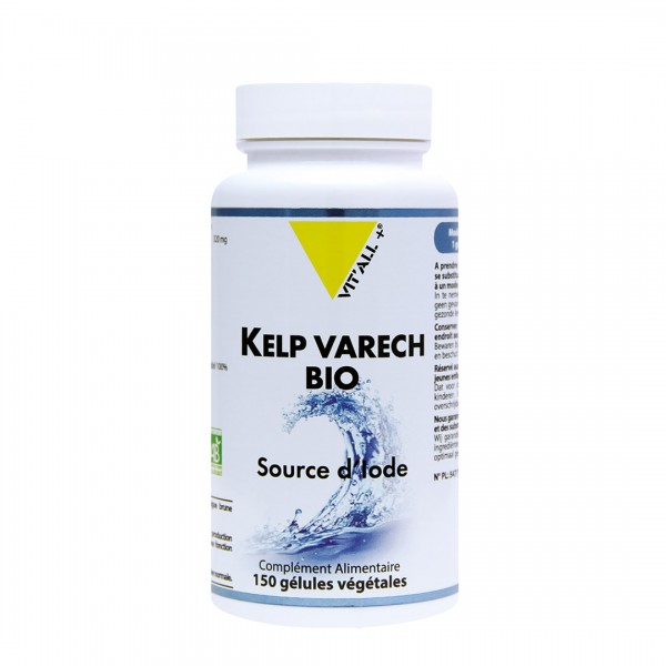 VIT'ALL+ KELP VARECH BIO 150 GELULES VEGETALES VIT'ALL+ KELP VARECH BIO 150 GELULES VEGETALES