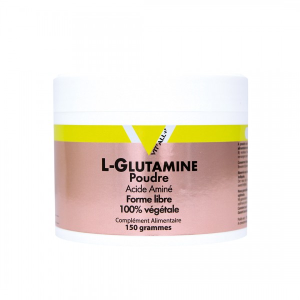 VIT'ALL+ L-GLUTAMINE POUDRE 150 G VIT'ALL+ L-GLUTAMINE POUDRE 150 G