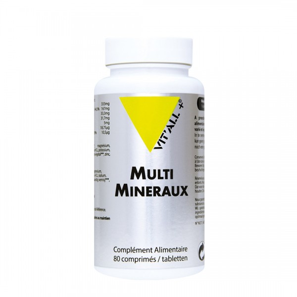 VIT'ALL+ MULTIMINERAUX 80 COMPRIMES VIT'ALL+ MULTIMINERAUX 80 COMPRIMES