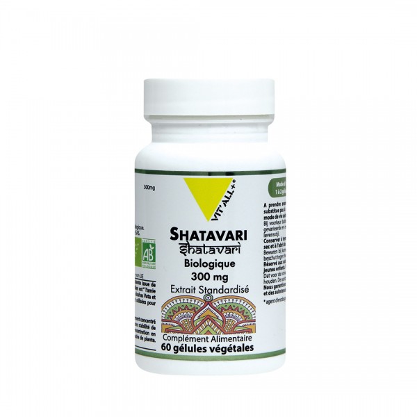VIT'ALL+ SHATAVARI 300 MG 60 GELULES VEGETALES VIT'ALL+ SHATAVARI 300 MG 60 GELULES VEGETALES
