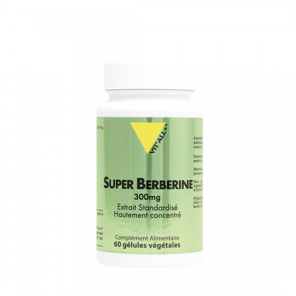 VIT'ALL+ SUPER BERBERINE 300 MG 60 GELULES VEGETALES VIT'ALL+ SUPER BERBERINE 300 MG 60 GELULES VEGETALES
