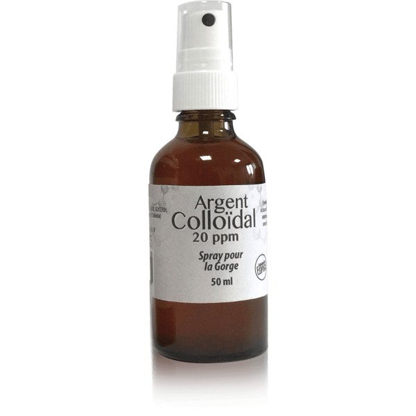 ARGENT COLLOÏDAL SPRAY GORGE verre 50ml ARGENT COLLOÏDAL SPRAY GORGE verre 50ml