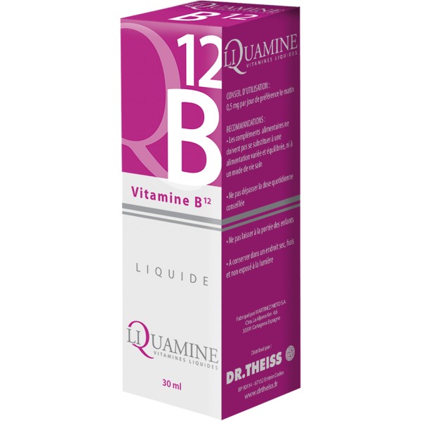 B12 VITAMINE LIQUAMINE flacon pipet30ml B12 VITAMINE LIQUAMINE flacon pipet30ml