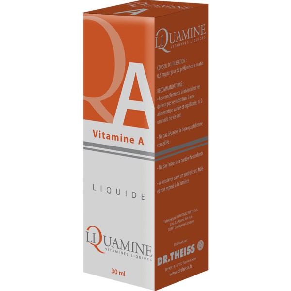 VITAMINE A LIQUAMINE flacon pipette 30ml VITAMINE A LIQUAMINE flacon pipette 30ml
