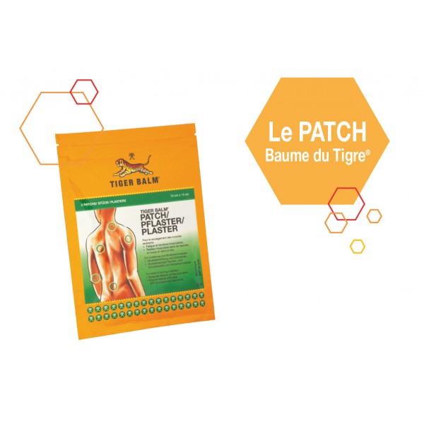 BAUME TIGRE PATCHS x3 BAUME TIGRE PATCHS x3