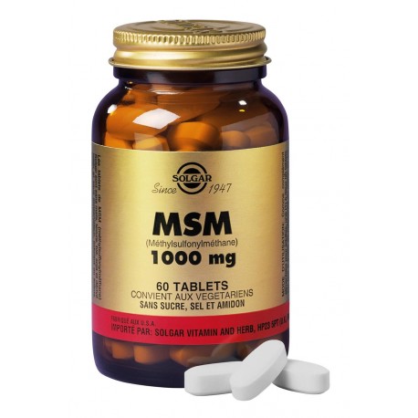 SOLGAR MSM 1000 MG 60 COMPRIMES SOLGAR MSM 1000 MG 60 COMPRIMES