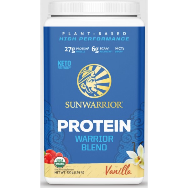 SUNWARRIOR PROTEIN WARRIOR BLEND VANILLE 750g SUNWARRIOR PROTEIN WARRIOR BLEND VANILLE 750g