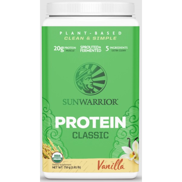 SUNWARRIOR PROTEIN CLASSIC VANILLA 750G SUNWARRIOR PROTEIN CLASSIC VANILLA 750G