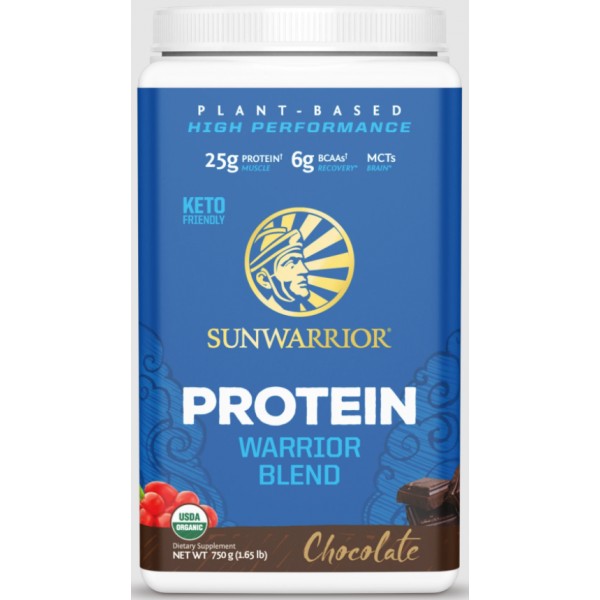 SUNWARRIOR PROTEIN WARRIOR BLEND CHOCOLATE 750G SUNWARRIOR PROTEIN WARRIOR BLEND CHOCOLATE 750G