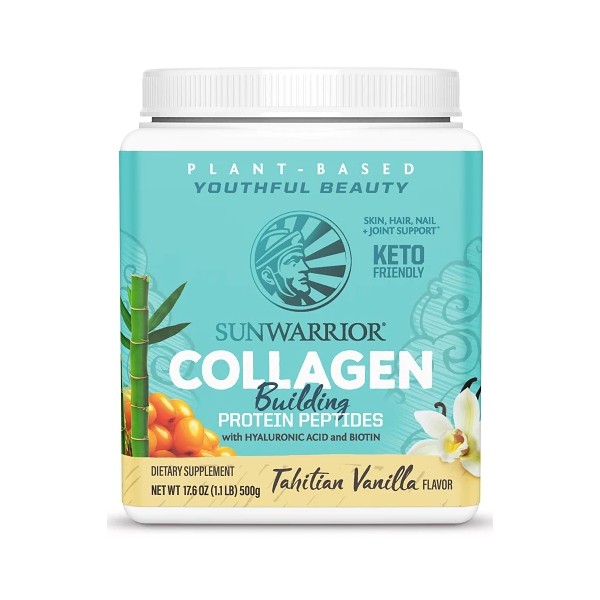 SUNWARRIOR COLLAGEN BUILDING PROTEIN PEPTIDES VANILLA 500G SUNWARRIOR COLLAGEN BUILDING PROTEIN PEPTIDES VANILLA 500G