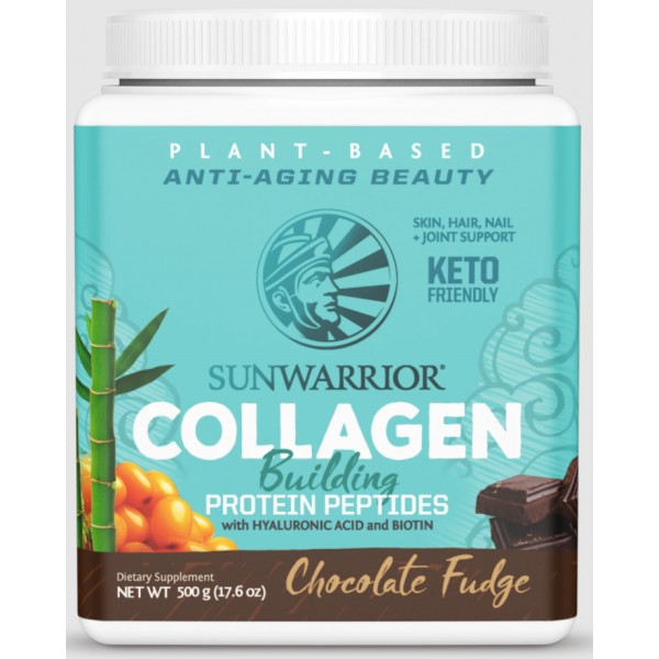 SUNWARRIOR COLLAGEN BUILDING PROTEIN PEPTIDES CHOCOLATE 500G SUNWARRIOR COLLAGEN BUILDING PROTEIN PEPTIDES CHOCOLATE 500G