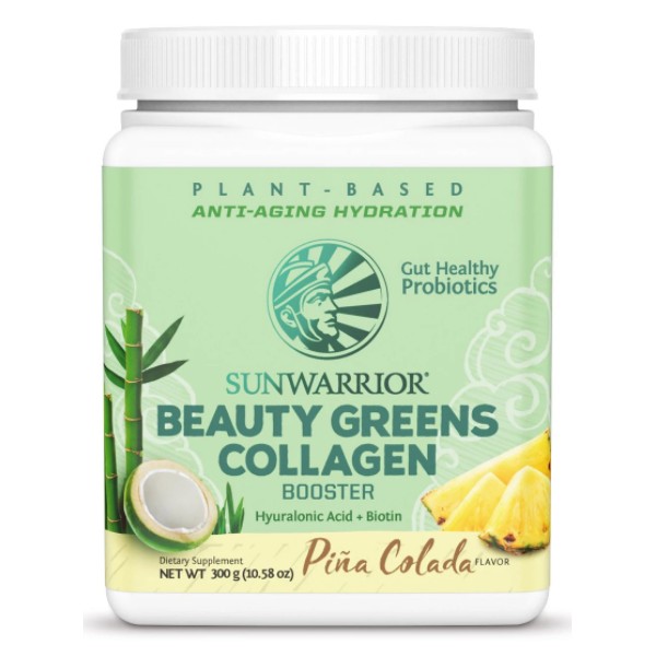 SUNWARRIOR BEAUTY GREENS COLLAGEN PINA COLADA 300G SUNWARRIOR BEAUTY GREENS COLLAGEN PINA COLADA 300G