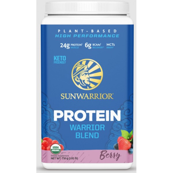 SUNWARRIOR PROTEIN WARRIOR BLEND BERRY 750G SUNWARRIOR PROTEIN WARRIOR BLEND BERRY 750G