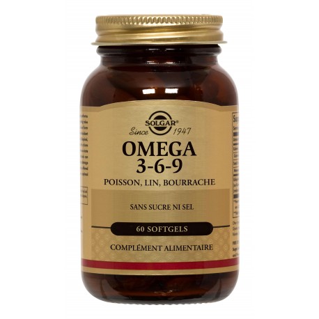 SOLGAR OMEGA 3-6-9 60 SOFTGELS SOLGAR OMEGA 3-6-9 60 SOFTGELS