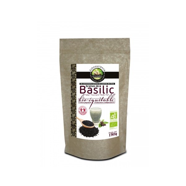 BASILIC THAI/SABJA/TOUCMARIA graines190g BASILIC THAI/SABJA/TOUCMARIA graines190g