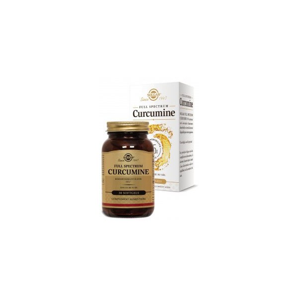 SOLGAR FULL SPECTRUM CURCUMINE 30 SOFTGELS SOLGAR FULL SPECTRUM CURCUMINE 30 SOFTGELS