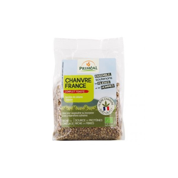 CHANVRE TOASTE graines FRANCE 200g CHANVRE TOASTE graines FRANCE 200g
