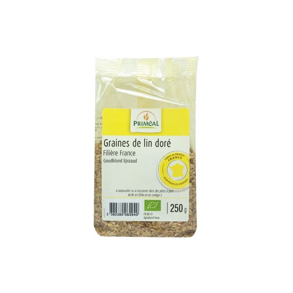 LIN DORE graines FRANCE 250g LIN DORE graines FRANCE 250g