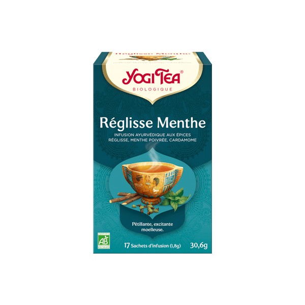 YOGI TEA REGLISSE MENTHE (17 sachets) YOGI TEA REGLISSE MENTHE (17 sachets)