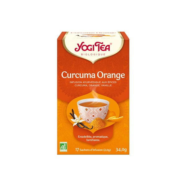 YOGI TEA CURCUMA ORANGE (17 sachets) YOGI TEA CURCUMA ORANGE (17 sachets)