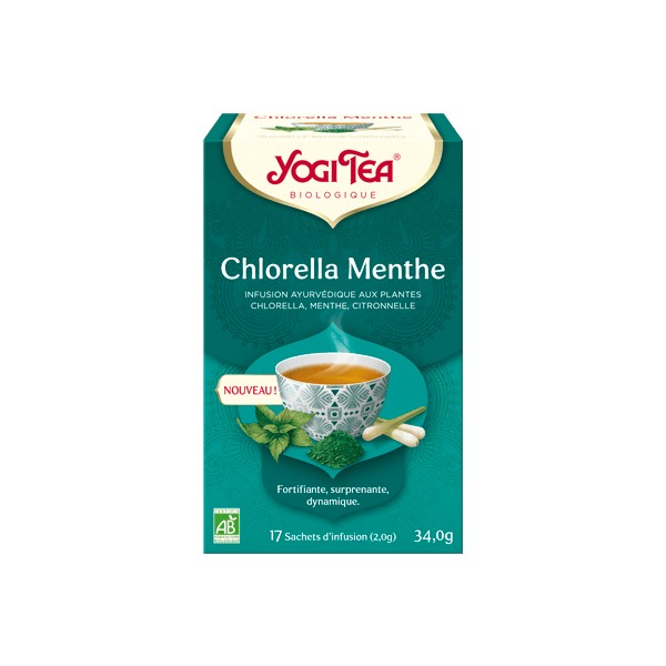 YOGI TEA CHLORELLA MENTHE (17 sachets) YOGI TEA CHLORELLA MENTHE (17 sachets)