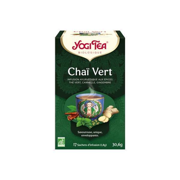 YOGI TEA CHAï VERT (17 sachets) YOGI TEA CHAï VERT (17 sachets)