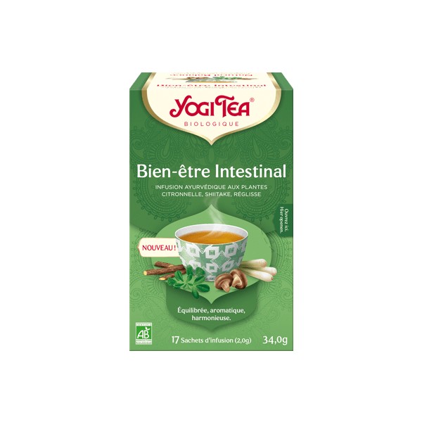 YOGI TEA BIEN-ÊTRE INTESTINAL(17 achets) YOGI TEA BIEN-ÊTRE INTESTINAL(17 achets)