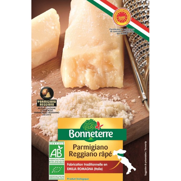 PARMESAN PARMIGIANO AOP râpé 50g PARMESAN PARMIGIANO AOP râpé 50g
