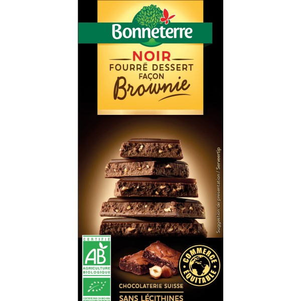 CHOCOLAT NOIR BROWNIE 100g CHOCOLAT NOIR BROWNIE 100g