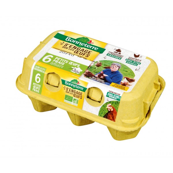 OEUFS PETITS FRAIS x6 43/53g OEUFS PETITS FRAIS x6 43/53g