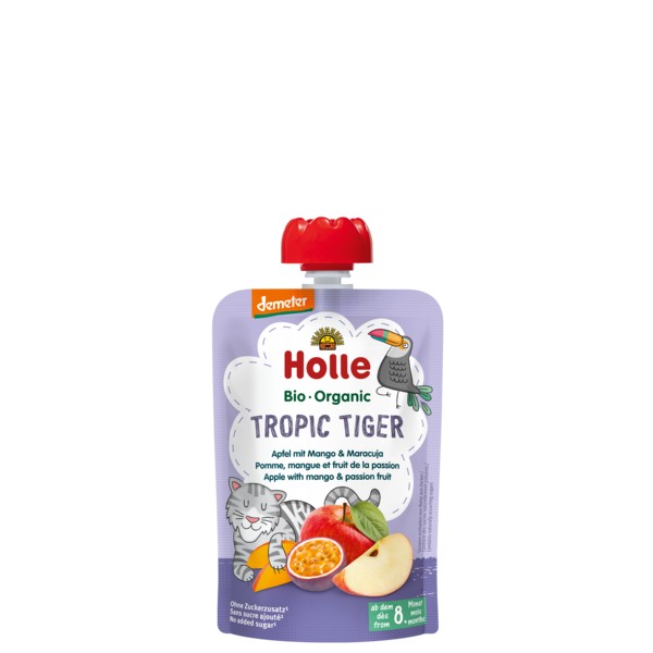 GOURDE TROPIC TIGER POMME MANGUE 100g GOURDE TROPIC TIGER POMME MANGUE 100g