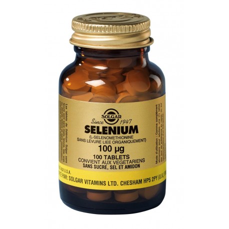 SOLGAR SELENIUM 100µG 100 COMPRIMES SOLGAR SELENIUM 100µG 100 COMPRIMES
