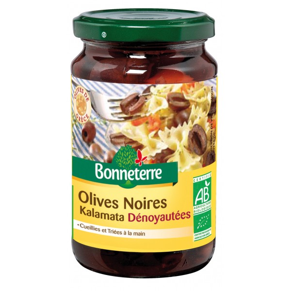 OLIVES NOIRES KALAMATA ENTIERES 200g OLIVES NOIRES KALAMATA ENTIERES 200g
