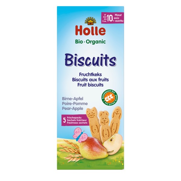BISCUITS aux FRUITS POIRE POMMES 125g BISCUITS aux FRUITS POIRE POMMES 125g