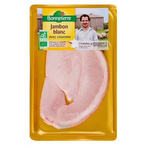 JAMBON SUPERIEUR BLANC AC 3 tranches135g JAMBON SUPERIEUR BLANC AC 3 tranches135g