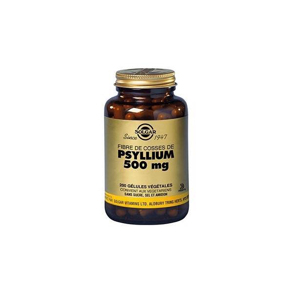 SOLGAR PSYLLIUM 500 MG 200 GELULES VEGETALES SOLGAR PSYLLIUM 500 MG 200 GELULES VEGETALES
