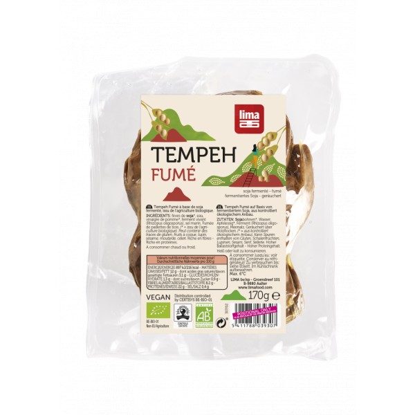 TEMPEH FRAIS FUME 170g TEMPEH FRAIS FUME 170g