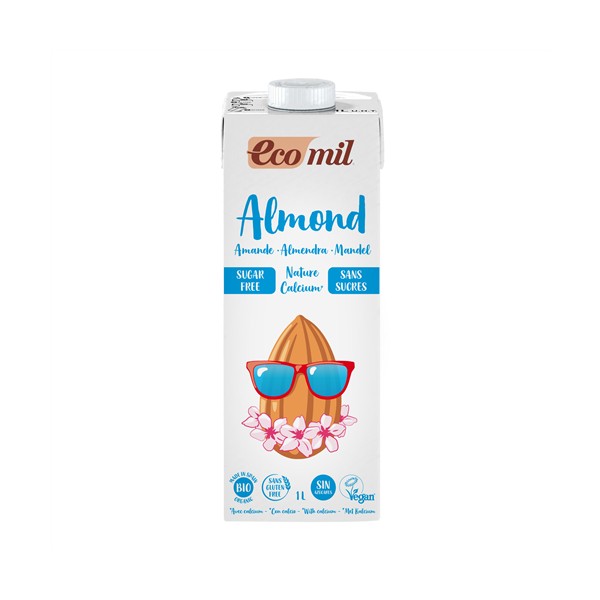 Lait d'amande calcium ss sucre bio 1 L Lait d'amande calcium ss sucre bio 1 L
