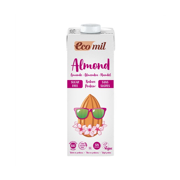 Lait amande protéiné natur ss sucres 1 L Lait amande protéiné natur ss sucres 1 L