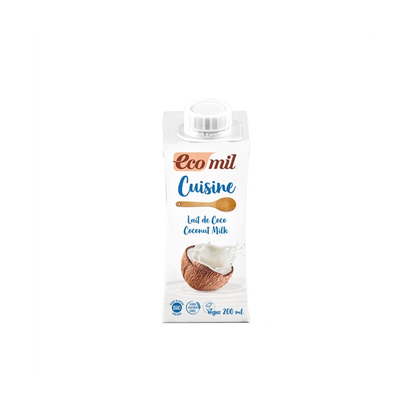 Crème cuisine lait de coco 20 cl bio Crème cuisine lait de coco 20 cl bio