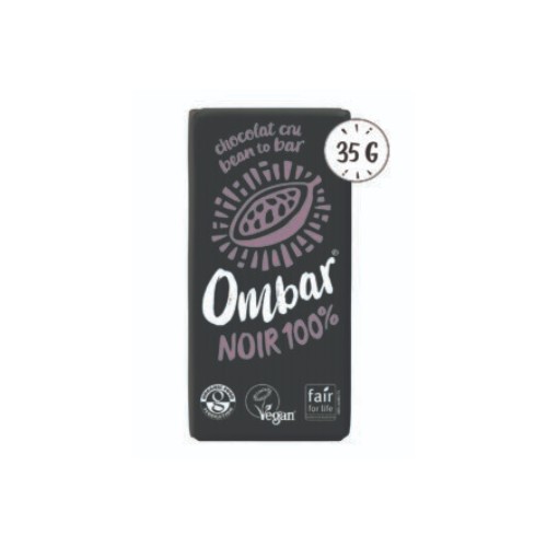 CHOCOLAT 100% CACAO CRU  35g