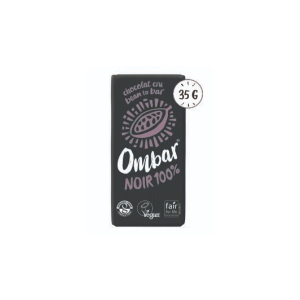 CHOCOLAT 100% CACAO CRU 35g CHOCOLAT 100% CACAO CRU 35g