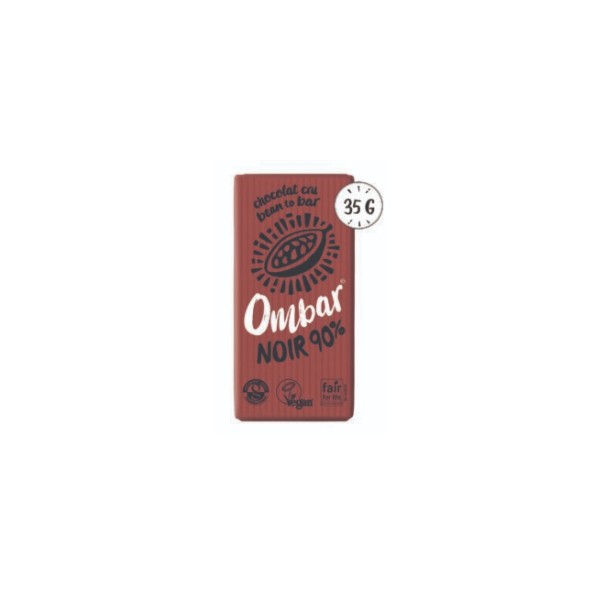 CHOCOLAT 90% CACAO CRU 35g CHOCOLAT 90% CACAO CRU 35g