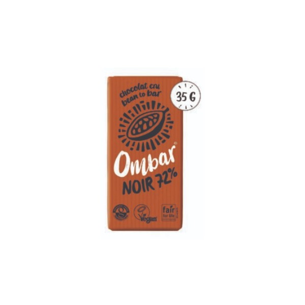 Chocolat cru 72 % cacao cru 35 gr Chocolat cru 72 % cacao cru 35 gr