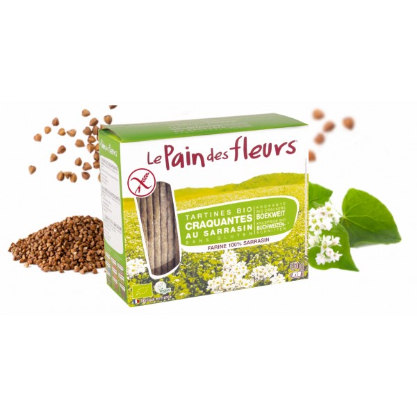 PAIN DES FLEURS SARRASIN 150g PAIN DES FLEURS SARRASIN 150g