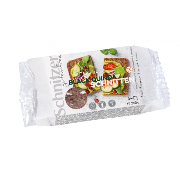 PAIN BLACK QUINOA sans gluten 250g PAIN BLACK QUINOA sans gluten 250g
