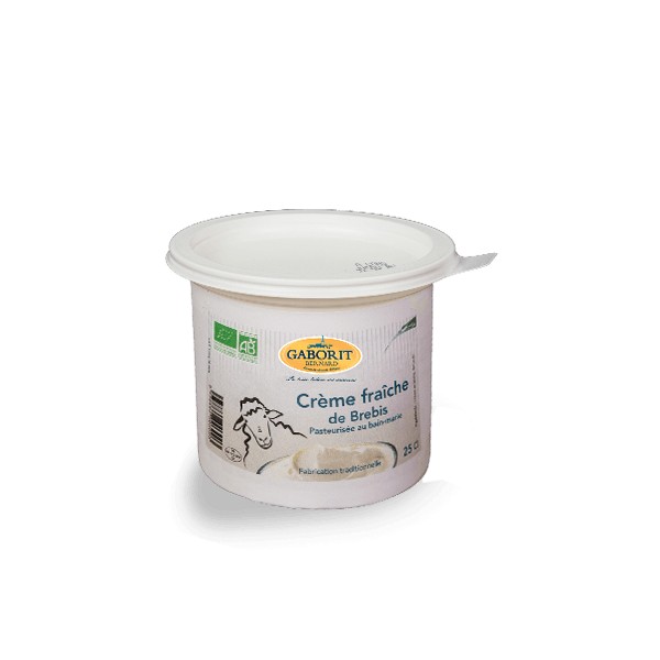 CREME FRAICHE BREBIS PASTEURISEE 25cl CREME FRAICHE BREBIS PASTEURISEE 25cl