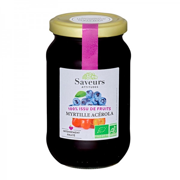 CONF. 100% FRUIT MYRTILLE ACEROLA 310g CONF. 100% FRUIT MYRTILLE ACEROLA 310g