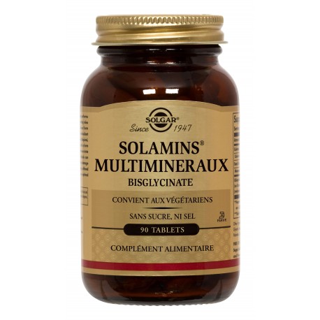 SOLGAR SOLAMINS MULTIMINERAUX 90 COMPRIMES SOLGAR SOLAMINS MULTIMINERAUX 90 COMPRIMES